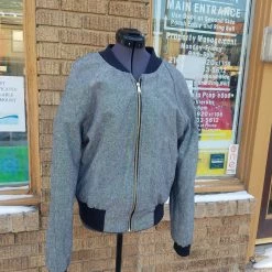 Tidal Cool Lime Green Dashiki Unisex Bomber Jacket, Fully Reversible