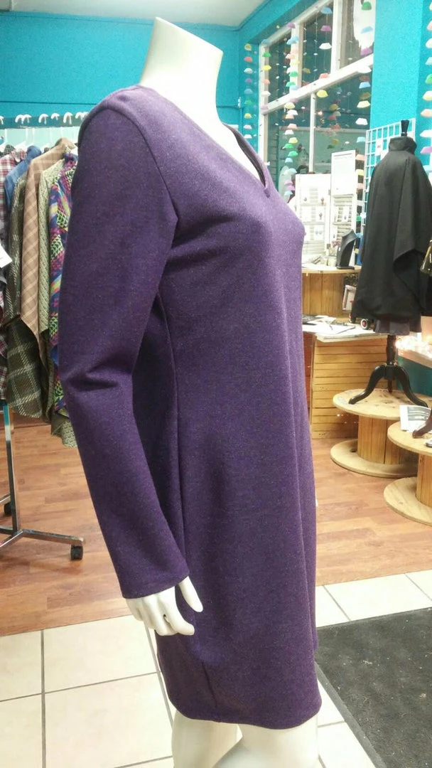 Tidal Cool Heavy Knit Long Sleeve Dress Dresses