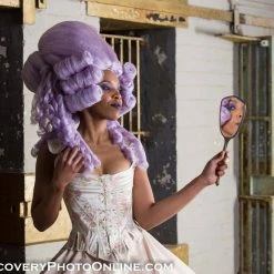 Tidal Cool Costumes And Cosplay Edwardian Corset In Cream And Rose Floral Print