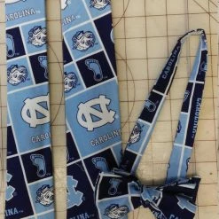 Tidal Cool Neckties, Vests, Pocket Squares And Cummerbunds University Of North Carolina Tar Heels Neckties In Bow Tie, Skinny Tie, And Standard Tie Styles, Kids Or Adult Sizes