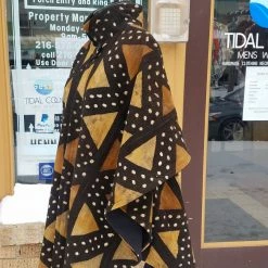 Tidal Cool African Mudcloth Cape