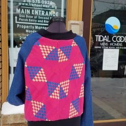Tidal Cool Bomber Jackets African Pink Kente Cloth Reversible Unisex Bomber Jacket
