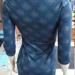 Tidal Cool Lightweight Three-Quarter Sleeve Scoop Neck Dress Dresses