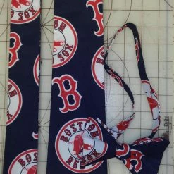 Tidal Cool MLB Boston Red Sox Neckties In Bow Tie, Skinny Tie, And Standard Tie Styles, Kids Or Adult Sizes