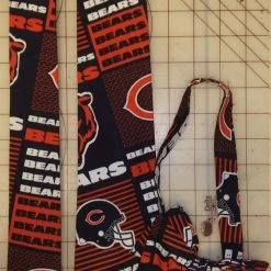 Tidal Cool Chicago Bears NFL Neckties In Bow Tie, Skinny Tie, And Standard Tie Styles, Kids Or Adult Sizes