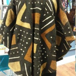 Tidal Cool African Mudcloth Cape