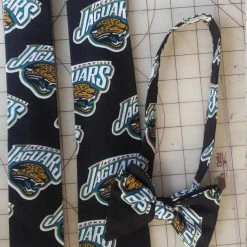Tidal Cool Neckties, Vests, Pocket Squares And Cummerbunds Jacksonville Jaguars NFL Neckties In Bow Tie, Skinny Tie, And Standard Tie Styles, Kids Or Adult Sizes