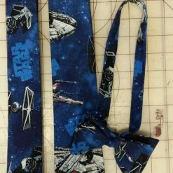 Tidal Cool Space X Wing Fighter Star Wars Neckties In Bow Tie, Skinny Tie, And Standard Tie Styles, Kids Or Adult Sizes