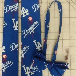 Tidal Cool Neckties, Vests, Pocket Squares And Cummerbunds MLB Los Angeles Dodgers Neckties In Bow Tie, Skinny Tie, And Standard Tie Styles, Kids Or Adult Sizes