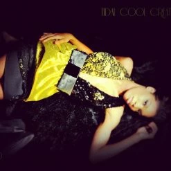 Tidal Cool Dresses Black And Yellow Party Dress