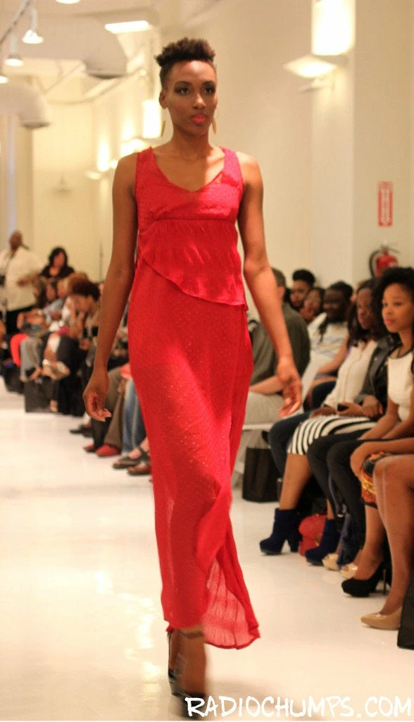 Tidal Cool Layered Red Dress