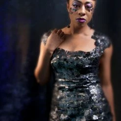 Tidal Cool Dresses Couture Lace And Sequin Gown With Chiffon Skirt