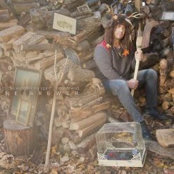 Tidal Cool Tops And Ponchos Men's Pullover In Grey Quilted Thermal With Red Checkered Shoulder Detail