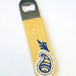 Tidal Cool Henna Art And Decor Handmade Wooden Bottle Openers With Handpainted Henna Inspired Decoration