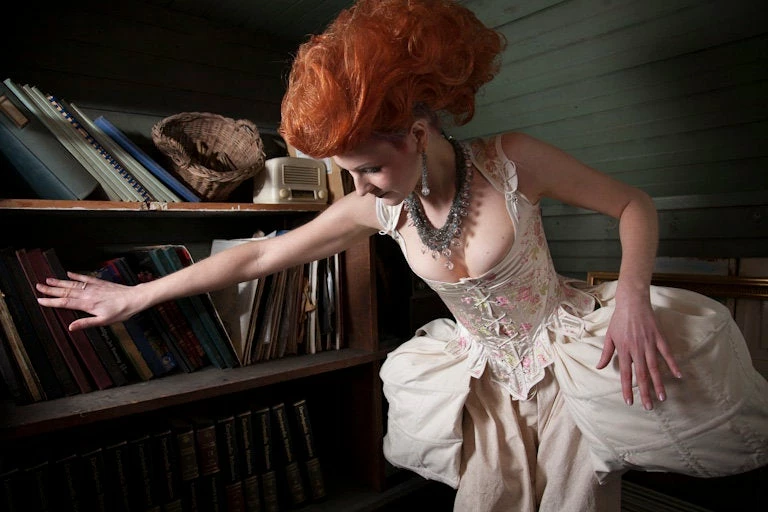 Tidal Cool Historical Pannier Hoop Skirt Undergarments For Marie Antoinette Or Colonial Cosplay Styling