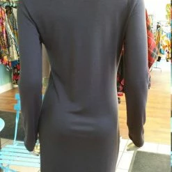 Tidal Cool Dresses Super Soft Long Sleeve Knit V-Neck Dress