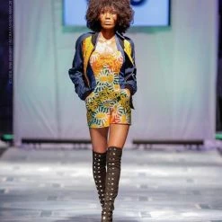 Tidal Cool African Kente Cloth Reversible Unisex Bomber Jacket