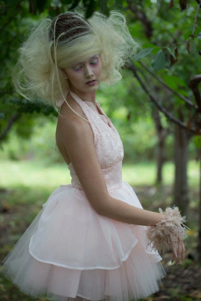 Tidal Cool Couture Pink Petal & Tulle Bridesmaid Dress