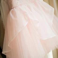 Tidal Cool Couture Pink Petal & Tulle Bridesmaid Dress