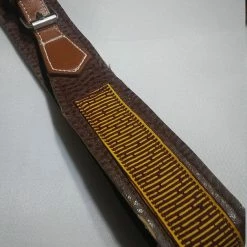 Tidal Cool Belts, Hats And Accessories Vegan Leather And Ankara Belt With Adjustable Buckle Closure