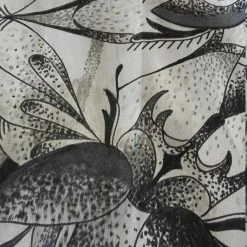 Tidal Cool Dresses Glamorous Hand Dyed Silver Gown With Hand Drawn Mandelas