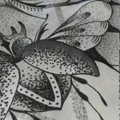 Tidal Cool Dresses Glamorous Hand Dyed Silver Gown With Hand Drawn Mandelas