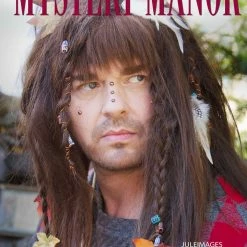 Tidal Cool Tops And Ponchos Men's Pullover In Grey Quilted Thermal With Red Checkered Shoulder Detail