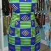 Tidal Cool Ankara Bombshell Mini Dress In Beautiful African Cotton