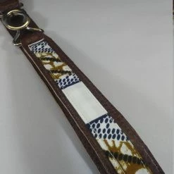 Tidal Cool Belts, Hats And Accessories Vegan Leather And Ankara Belt With Metal Buckle Closure