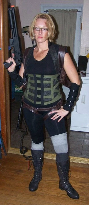 Tidal Cool Resident Evil Alice Cosplay Corset And Gun Holsters Costume