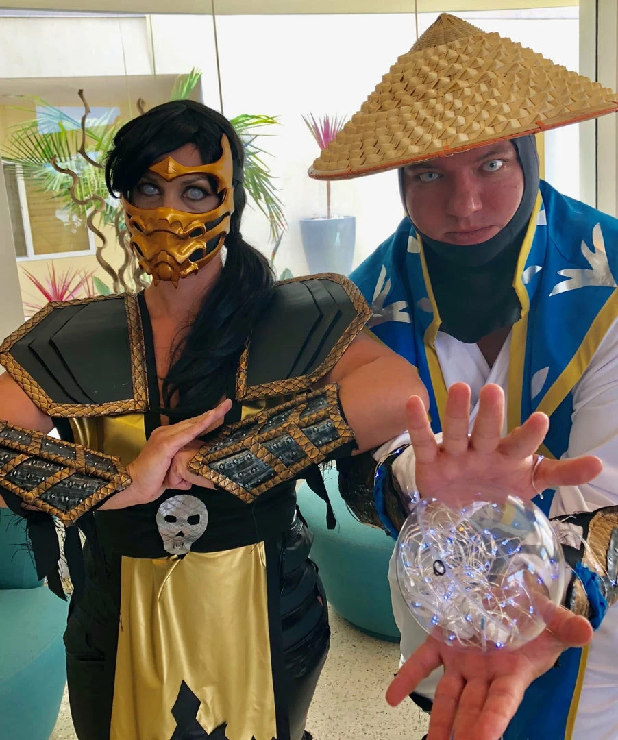 Tidal Cool Mortal Kombat Scorpion And Raiden Cosplay Costumes