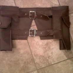 Tidal Cool Faux Leather Cosplay Costume Hip Holster Belt