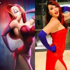 Tidal Cool Jessica Rabbit Costume Cosplay Dress Costumes And Cosplay