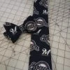 Tidal Cool MLB Milwaukee Brewers Neckties In Bow Tie, Skinny Tie, And Standard Tie Styles, Kids Or Adult Sizes