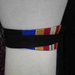 Tidal Cool Belts, Hats And Accessories Reversible African Kente Cloth Obi Belt