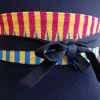 Tidal Cool Reversible African Kente Cloth Obi Belt Belts, Hats And Accessories