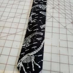 Tidal Cool Neckties, Vests, Pocket Squares And Cummerbunds Dinosaur Skeleton Neckties In Bow Tie, Skinny Tie, And Standard Tie Styles, Kids Or Adult Sizes