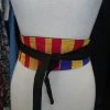 Tidal Cool Belts, Hats And Accessories Reversible African Kente Cloth Obi Belt