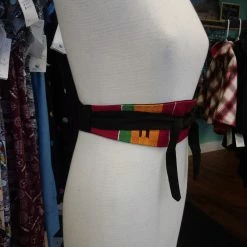 Tidal Cool Belts, Hats And Accessories Reversible African Kente Cloth Obi Belt