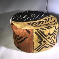 Tidal Cool African Mudcloth Kufi Hat In Choice Of Prints Belts, Hats And Accessories