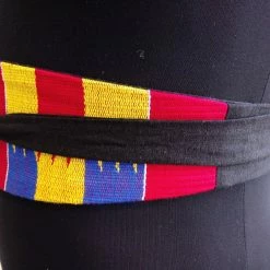 Tidal Cool Belts, Hats And Accessories Reversible African Kente Cloth Obi Belt