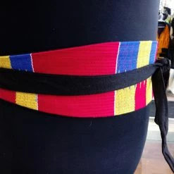 Tidal Cool Belts, Hats And Accessories Reversible African Kente Cloth Obi Belt