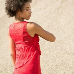 Tidal Cool Layered Red Dress