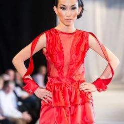 Tidal Cool Couture Red Cocktail Dress