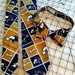Tidal Cool University Of Akron Neckties In Bow Tie, Skinny Tie, And Standard Tie Styles, Kids Or Adult Sizes Neckties, Vests, Pocket Squares And Cummerbunds