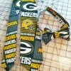 Tidal Cool NFL Green Bay Packers Neckties In Bow Tie, Skinny Tie, And Standard Tie Styles, Kids Or Adult Sizes