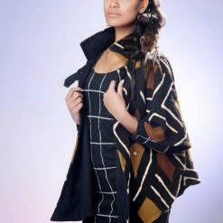 Tidal Cool Handmade Mudcloth Cape