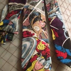 Tidal Cool Marvel Comics Avengers Neckties In Bow Tie, Skinny Tie, And Standard Tie Styles, Kids Or Adult Sizes Neckties, Vests, Pocket Squares And Cummerbunds