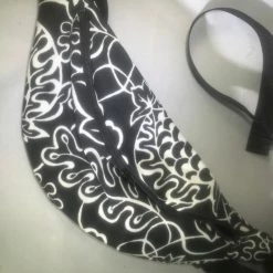 Tidal Cool Belts, Hats And Accessories Water Resistant Canvas Hip Bag In Black And White