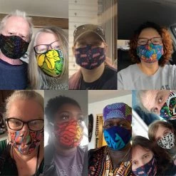 Tidal Cool Cotton Fabric Face Mask